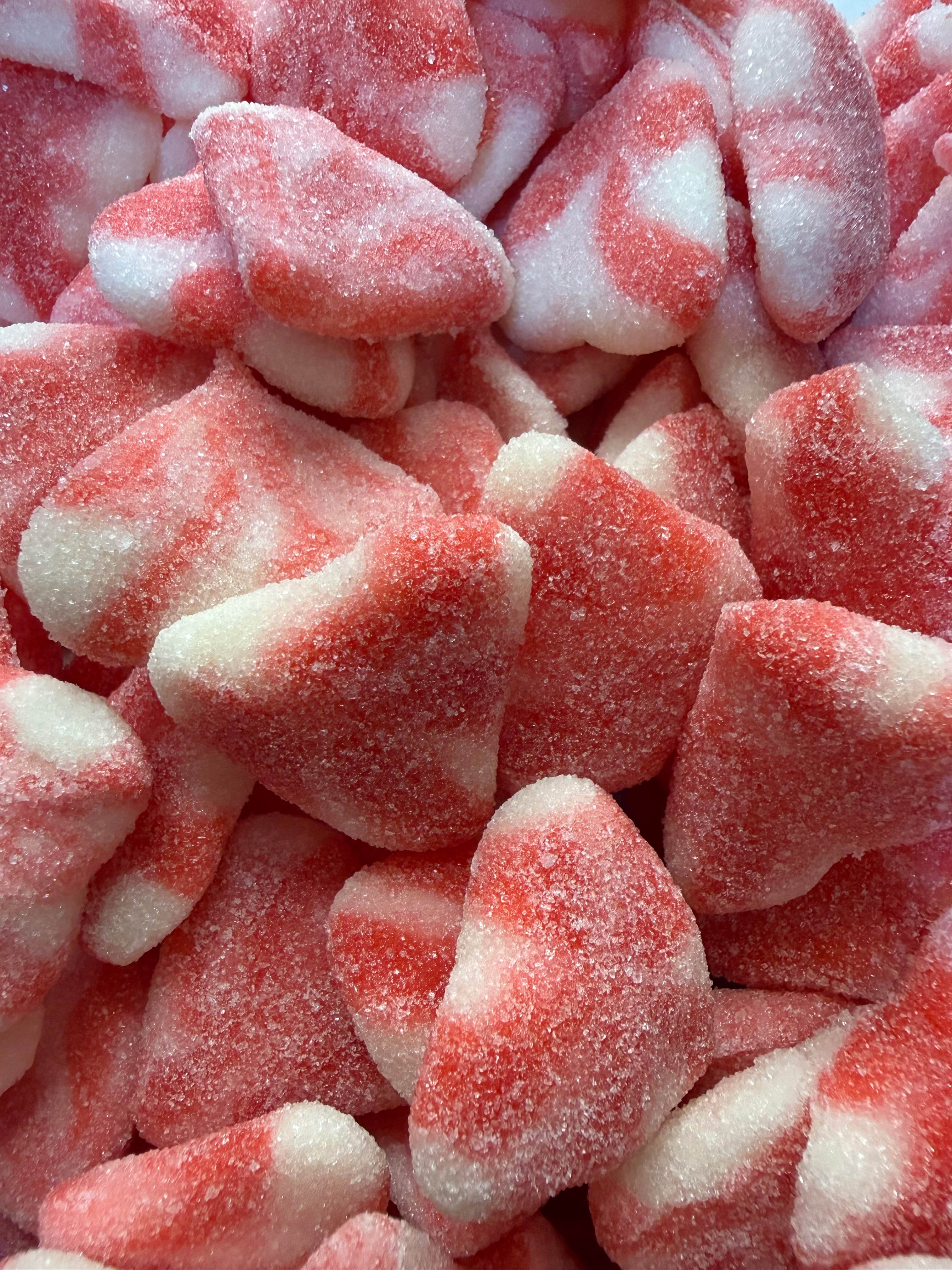 Coeur Twist Fraise Crème Sucrée (100g)